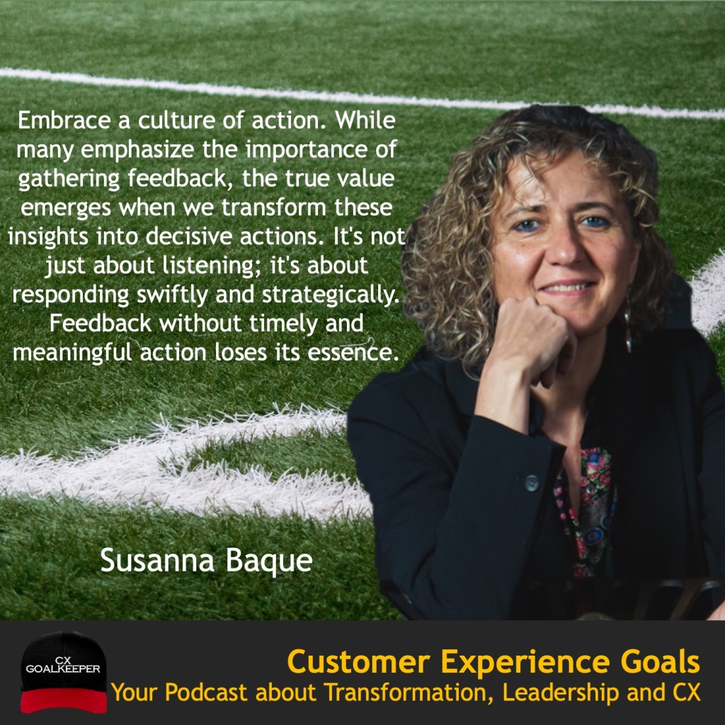 Embrace a culture of action. While many emphasize the importance of gathering feedback, the true value emerges when we transform these insights into decisive actions. It's not just about listening; it's about responding swiftly and strategically. Feedback without timely and meaningful action loses its essence.






Susanna Baque
